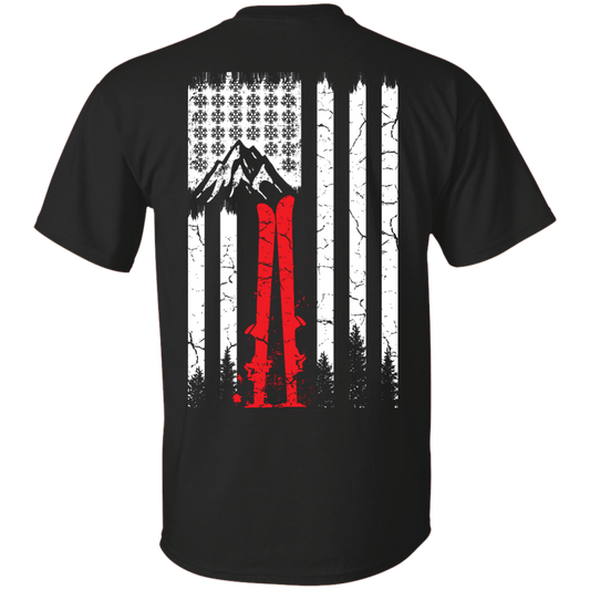 Snowflakes N Stripes Tees - Powderaddicts
