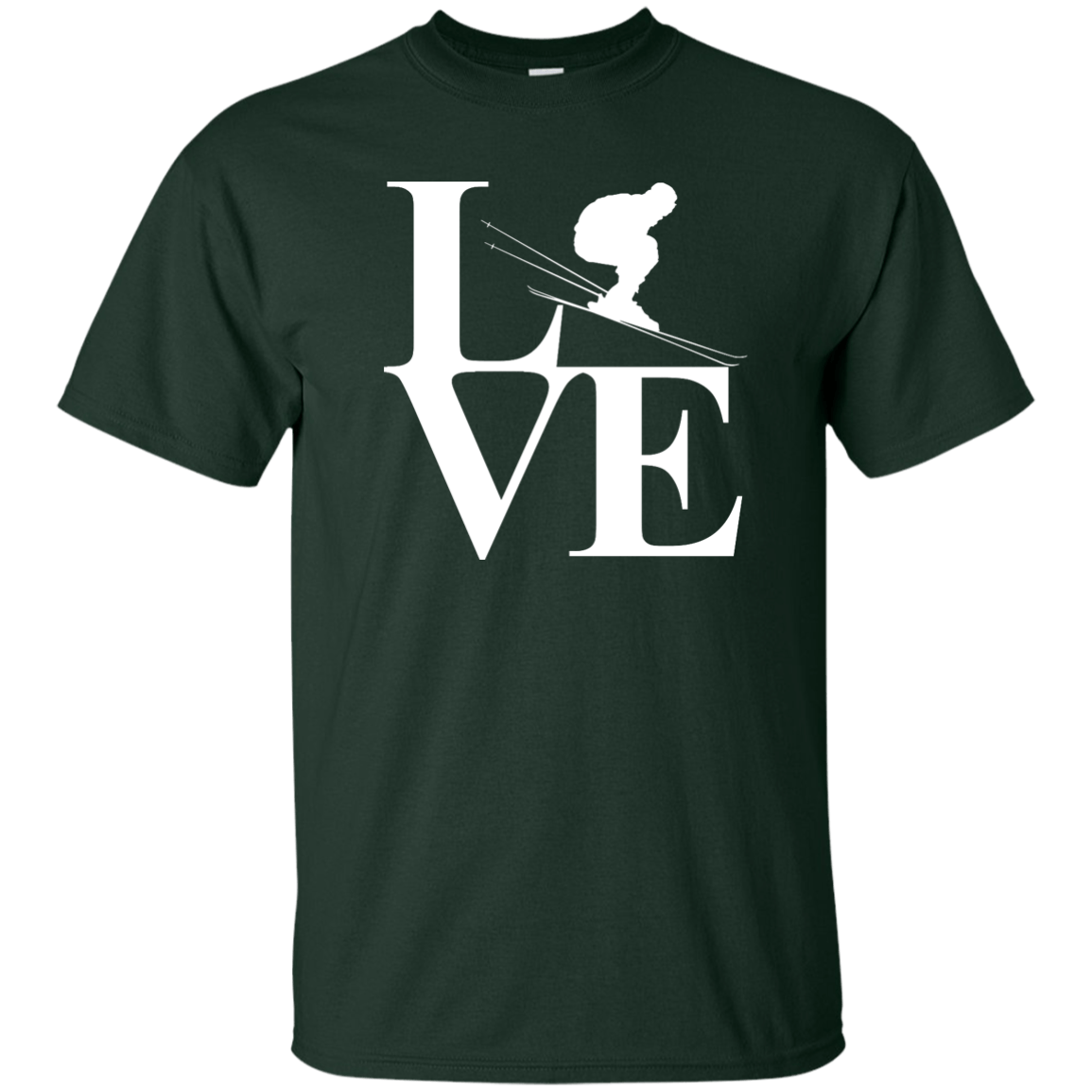 L.O.V.E. Skiing Tees - Powderaddicts