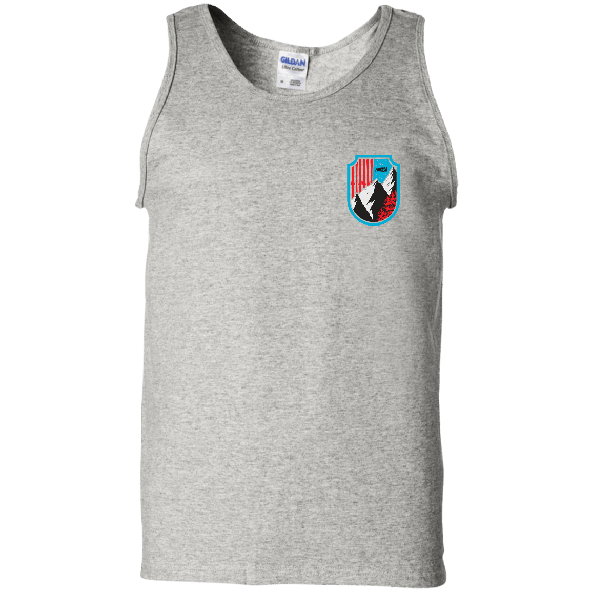 Ski Flag Tank Tops - Powderaddicts