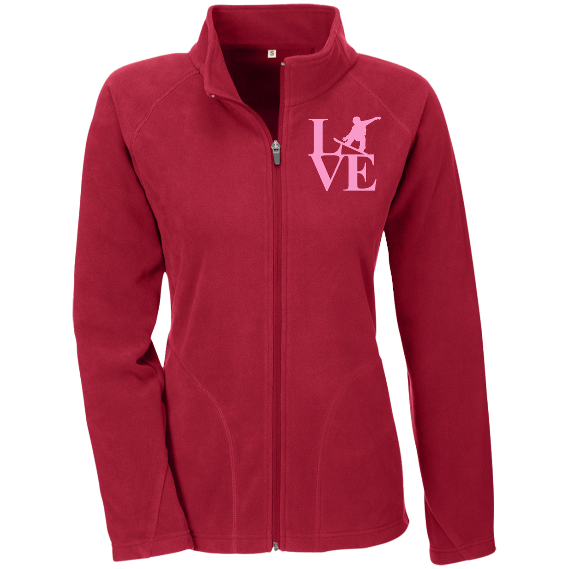 Pink LOVE Snowboard Ladies' Microfleece - Powderaddicts