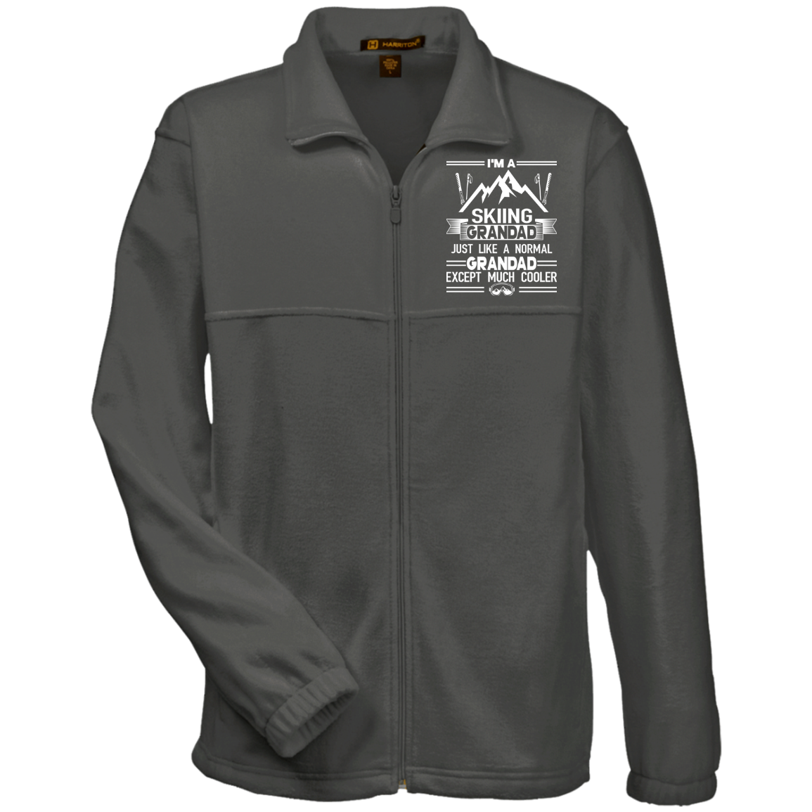 I'm A Skiing Grandad M990 Fleece Full-Zip - Powderaddicts