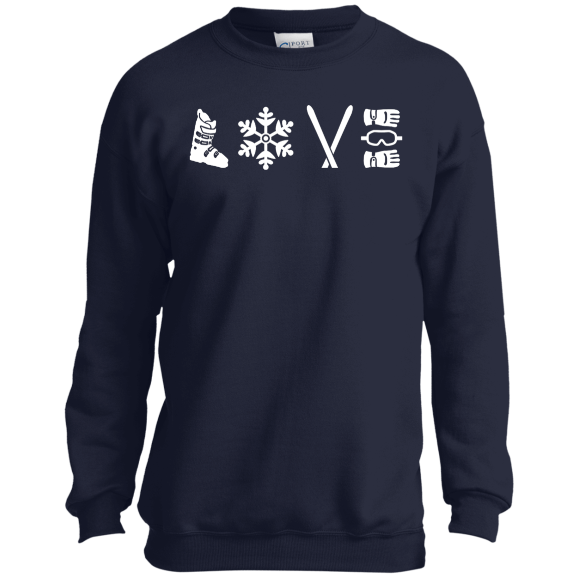 Love Ski Youth Hoodies - Powderaddicts
