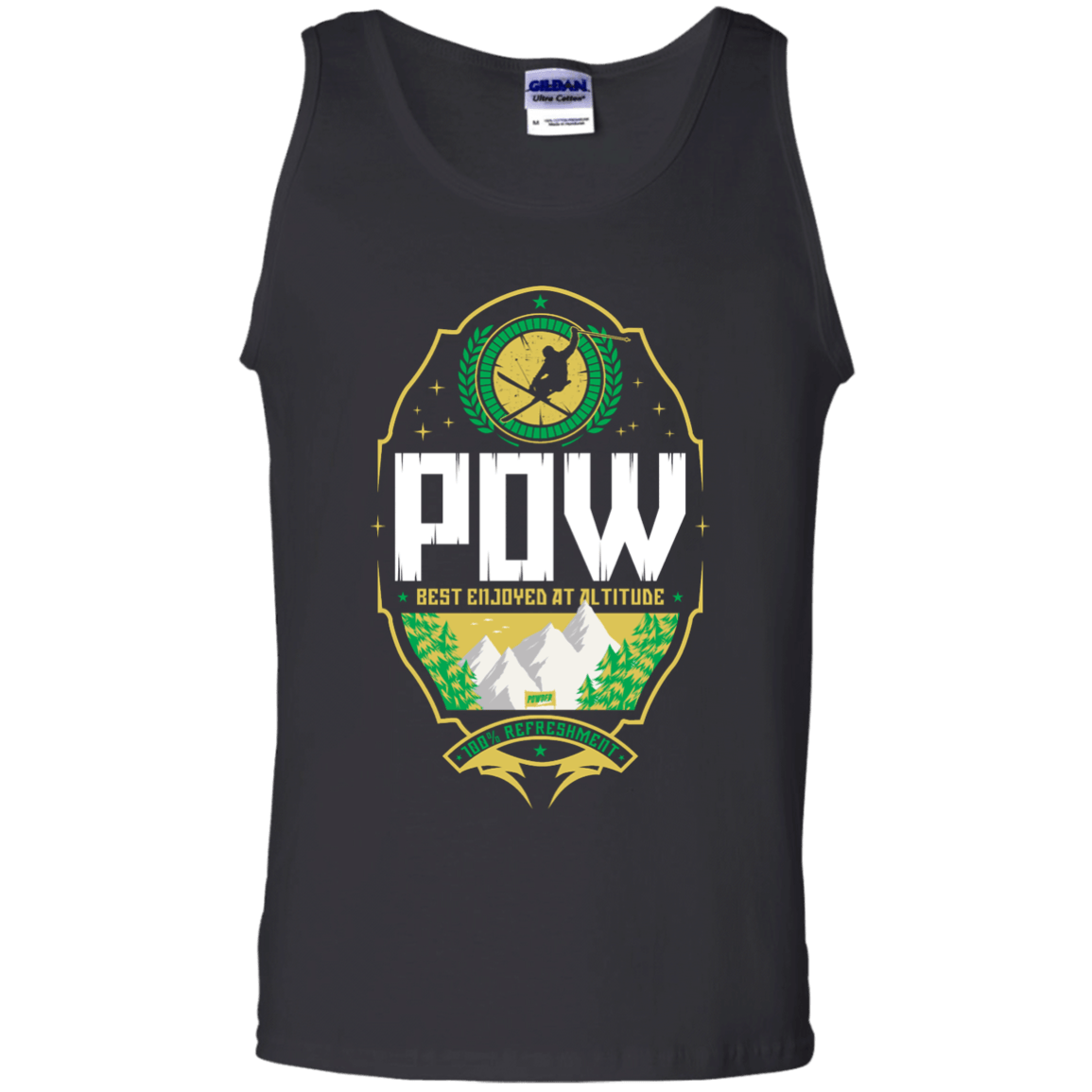 Pow Ski Tank Tops - Powderaddicts
