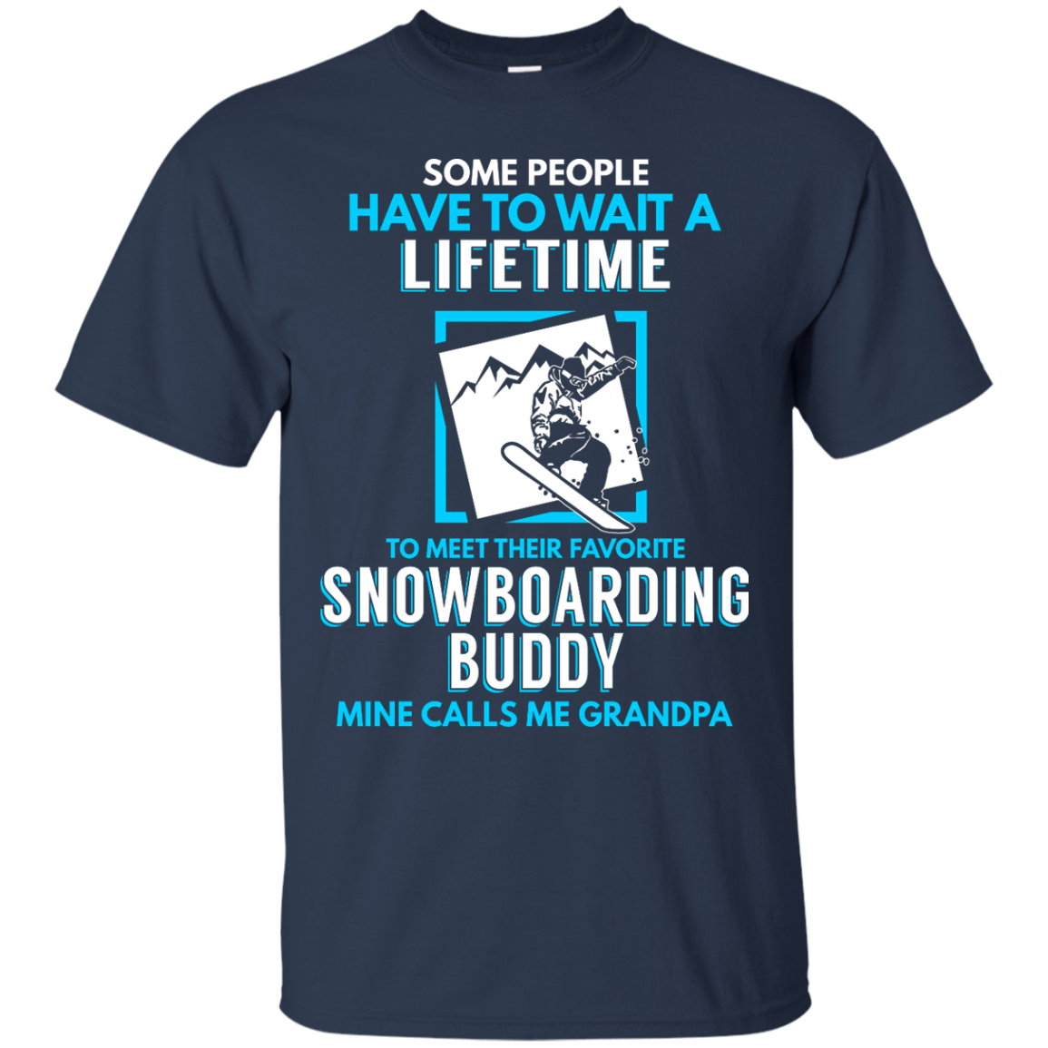Snowboard Buddy - Grandpa Tees - Powderaddicts