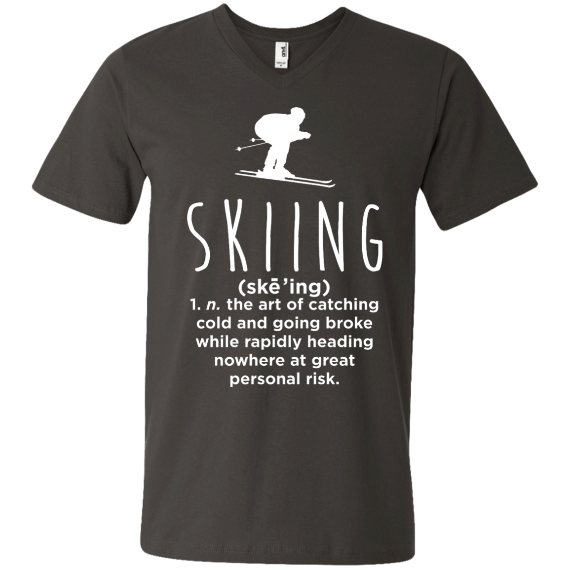 Skiing Definition Tees - Powderaddicts