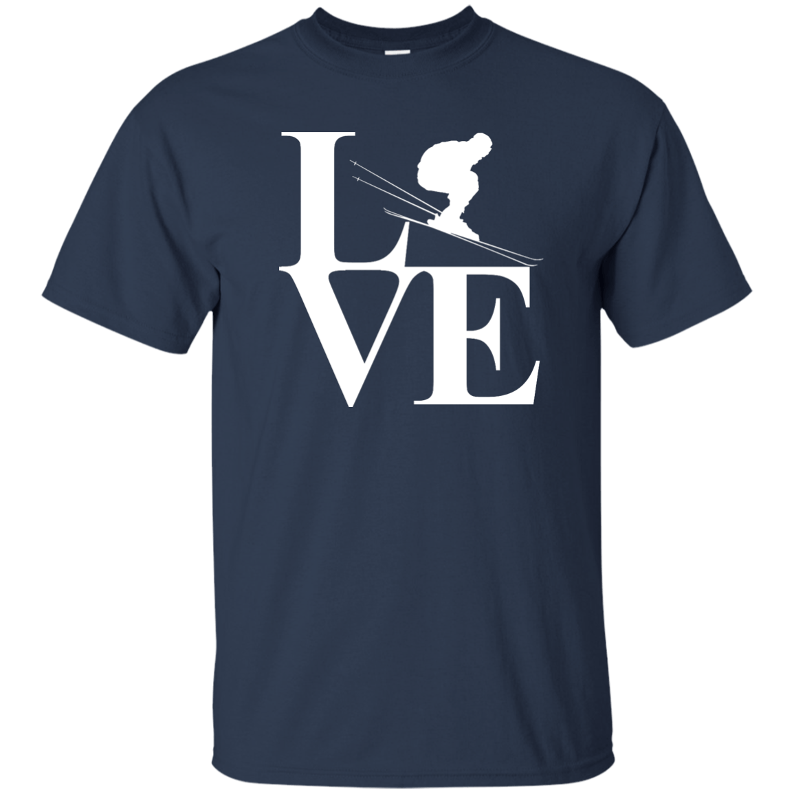 L.O.V.E. Skiing Tees - Powderaddicts