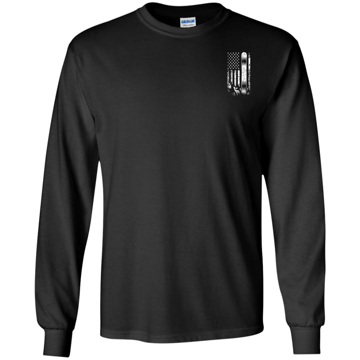 USA Snowboard Flag Long Sleeves - Powderaddicts