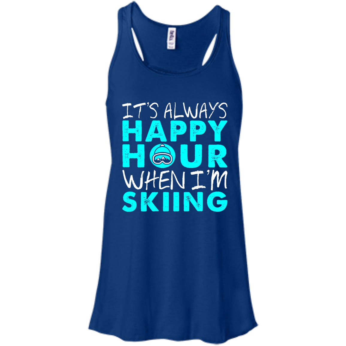 It's Always Happy Hour When I'm Skiing Tank Tops - Powderaddicts