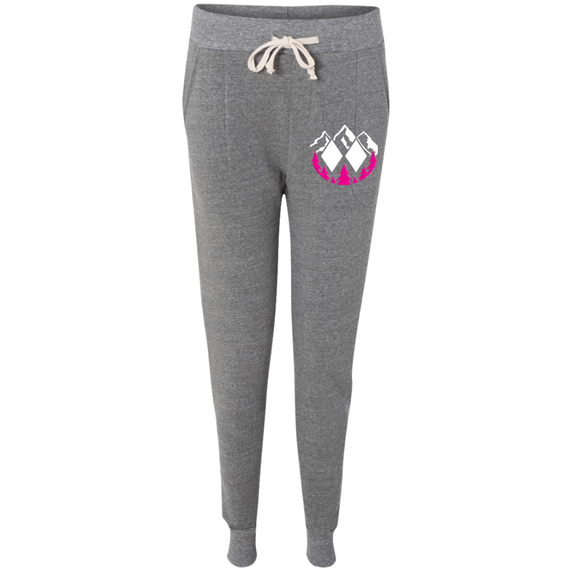 Black Diamonds Front Women's Adult Fleece Jogger - Powderaddicts