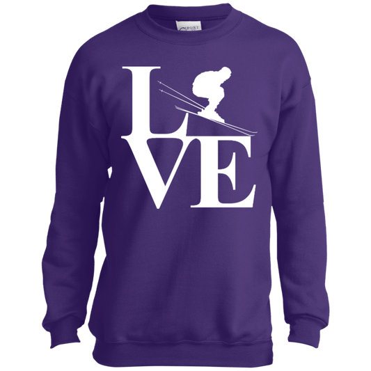 Love Skiing Youth Long Sleeves - Powderaddicts