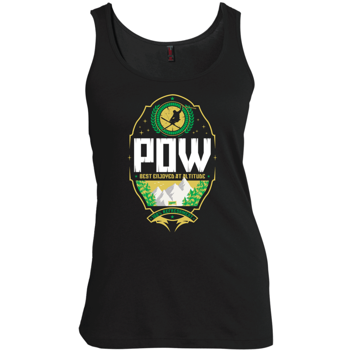 Pow Ski Tank Tops - Powderaddicts