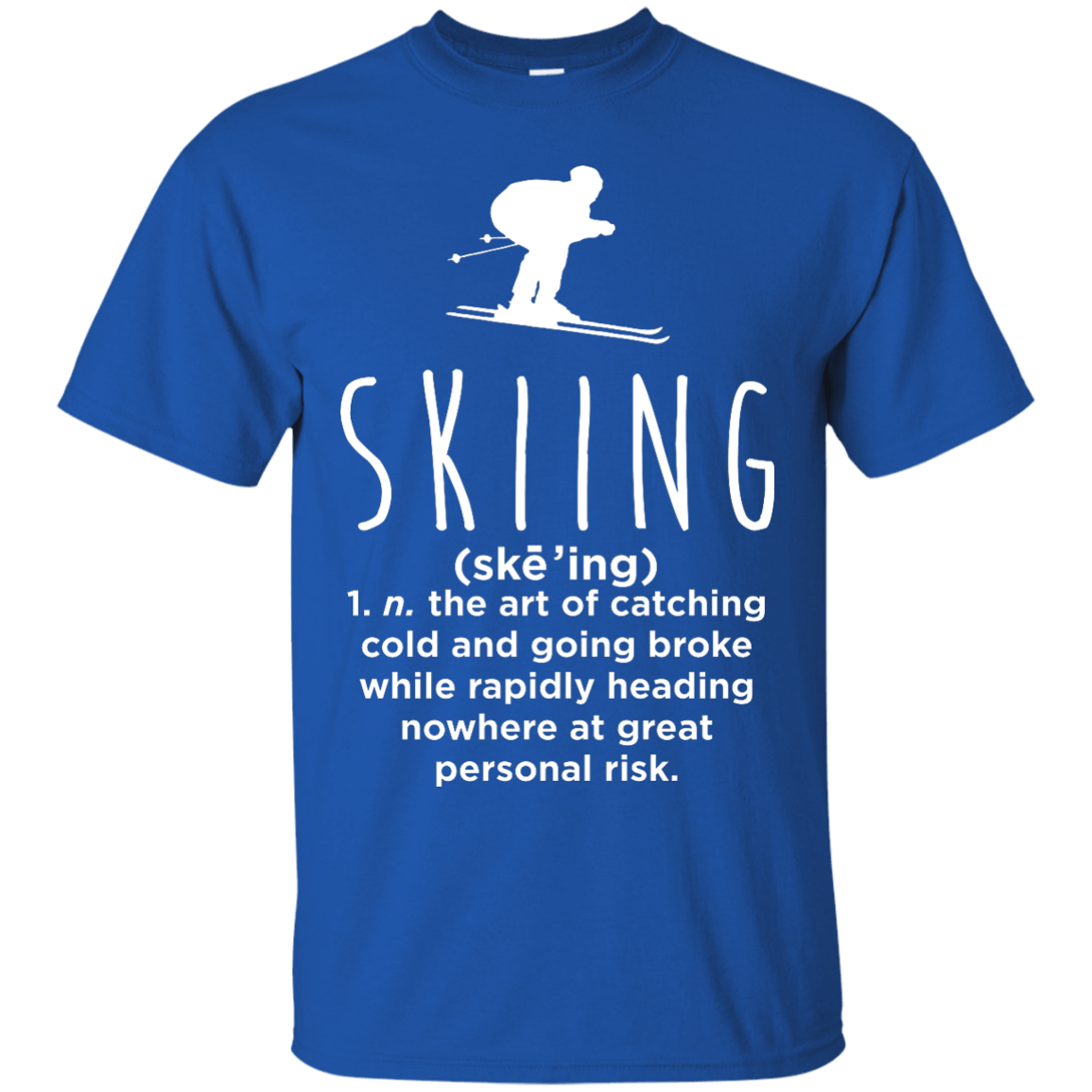 Skiing Definition Tees - Powderaddicts