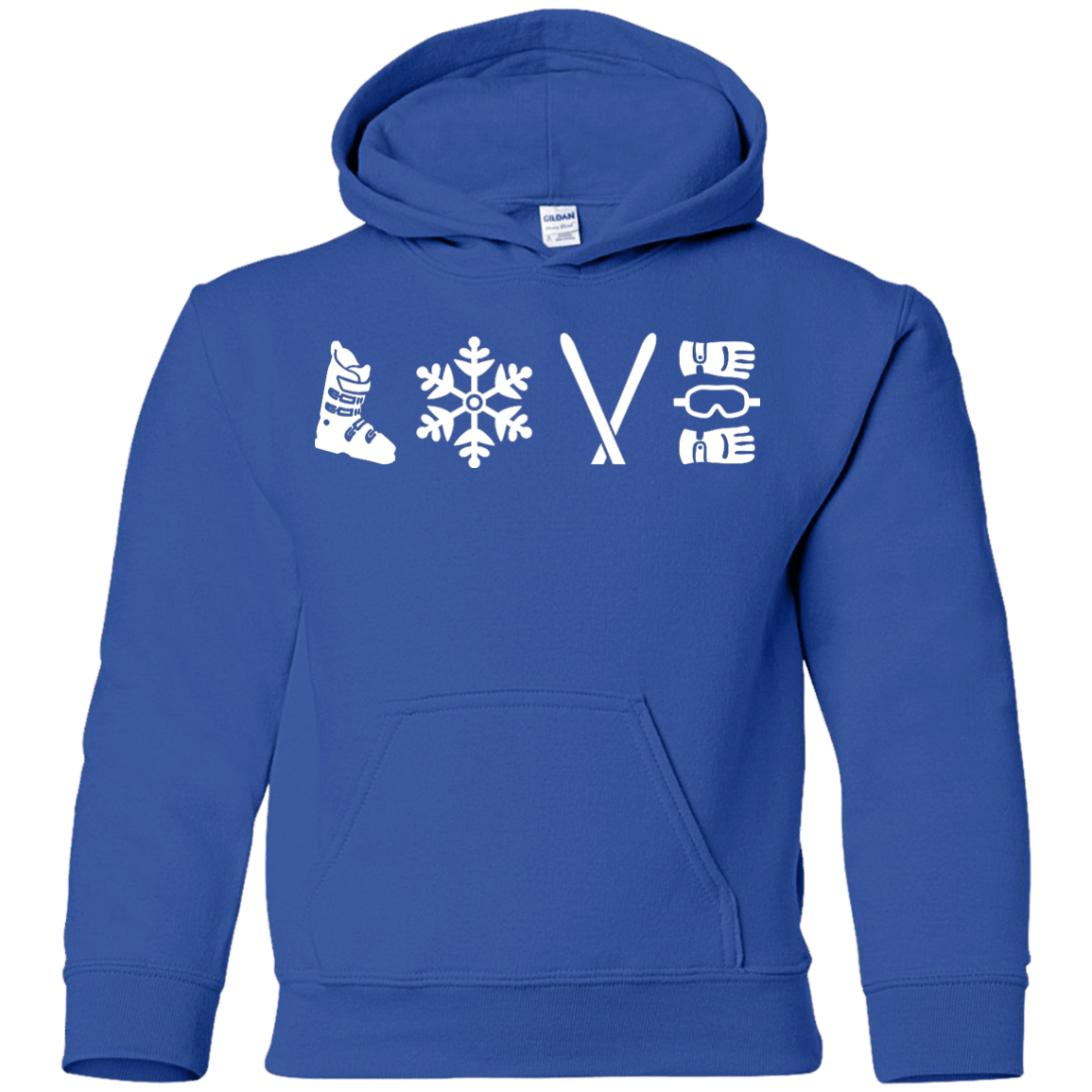 Love Ski Youth Hoodies - Powderaddicts