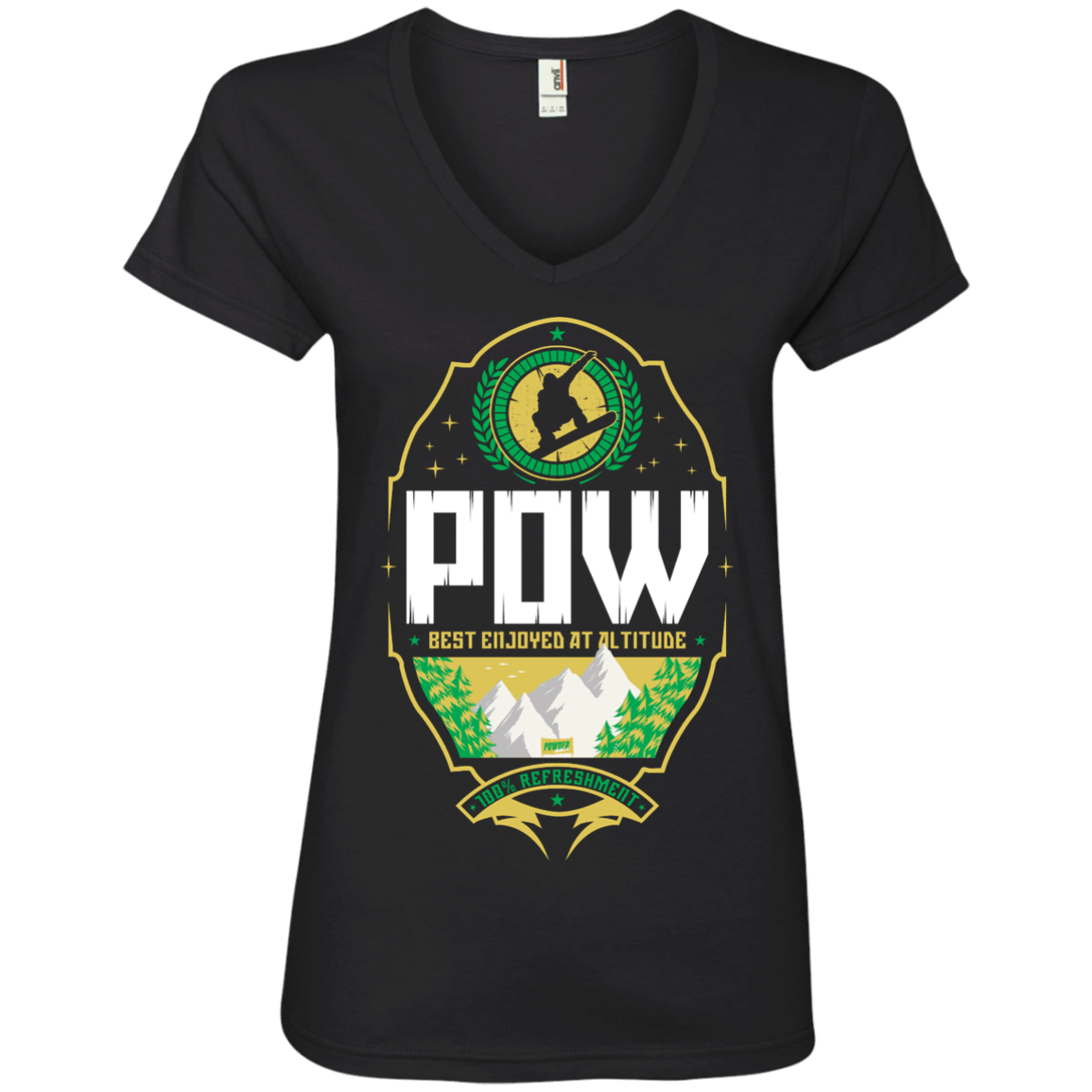 Pow Snowboard Tees - Powderaddicts