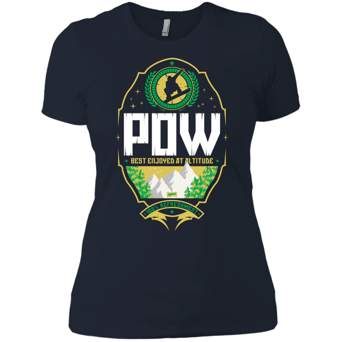 Pow Snowboard Tees - Powderaddicts