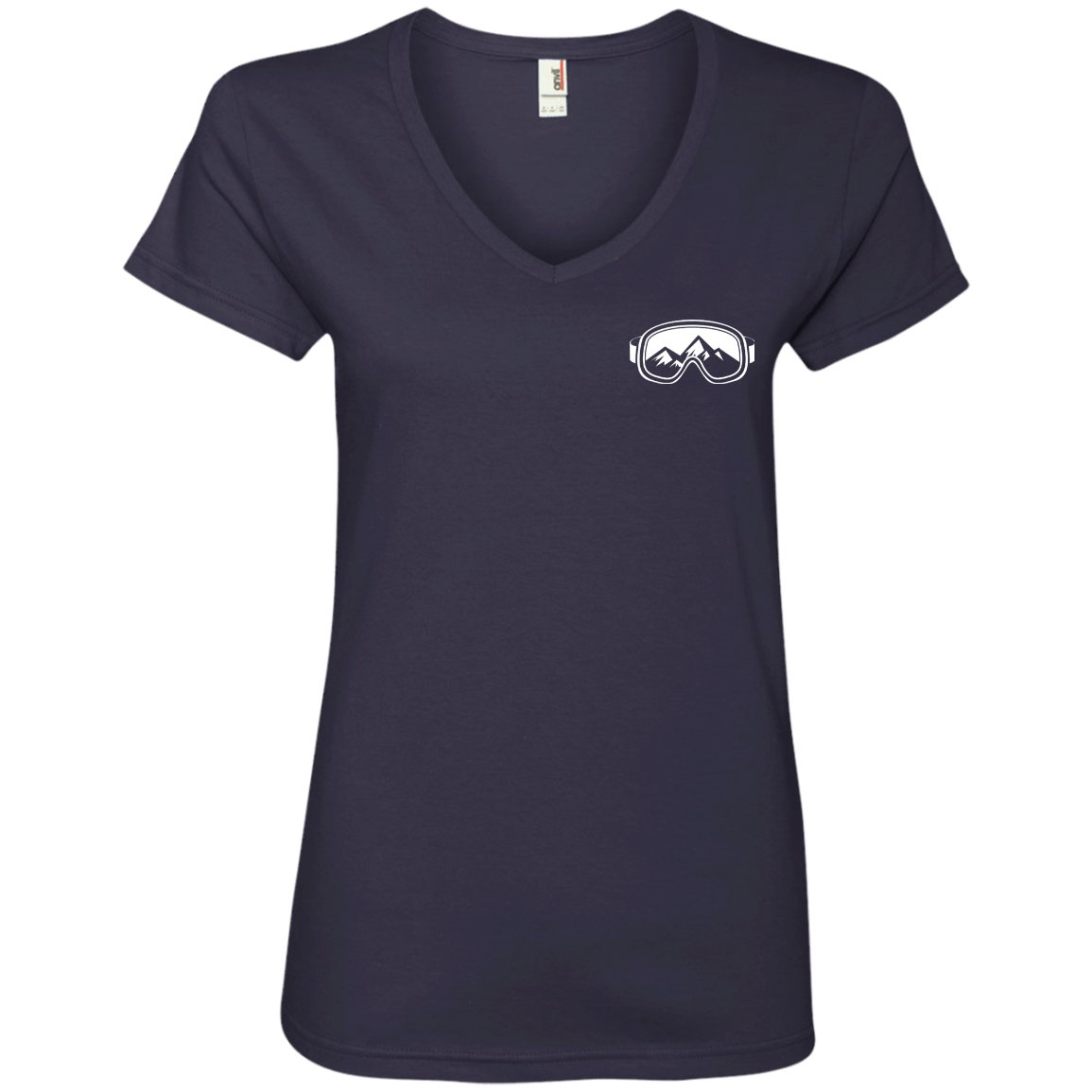 Today's Game Plan - Ski Ladies V-Neck - Powderaddicts