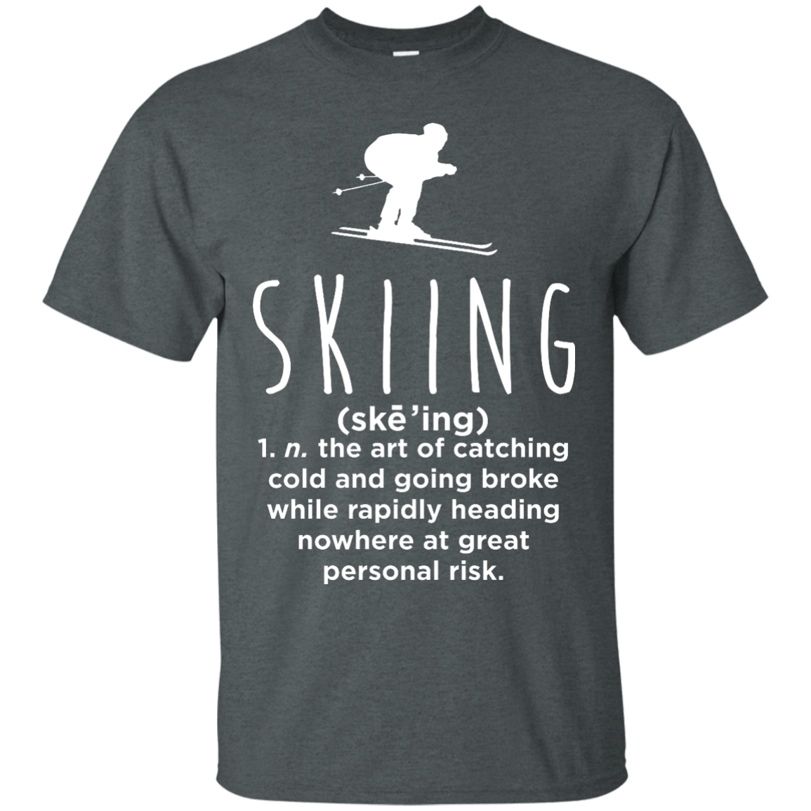 Skiing Definition Tees - Powderaddicts