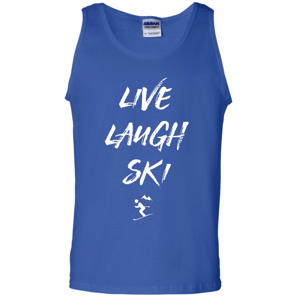 Live Laugh Ski Tank Tops - Powderaddicts