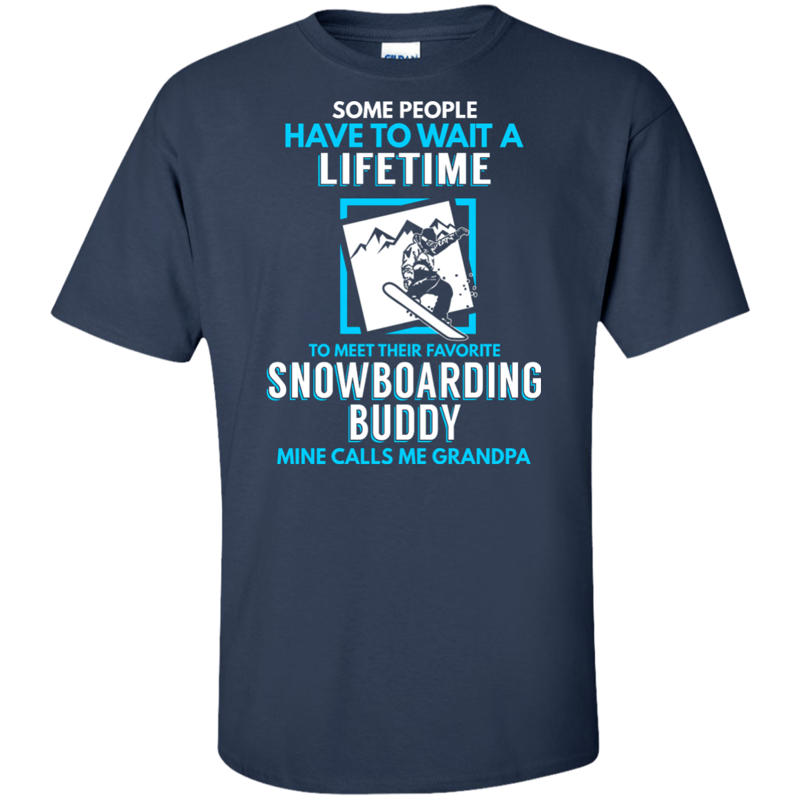 Snowboard Buddy - Grandpa Tees - Powderaddicts
