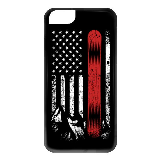 USA Snowboard Flag Phone Cases - Powderaddicts
