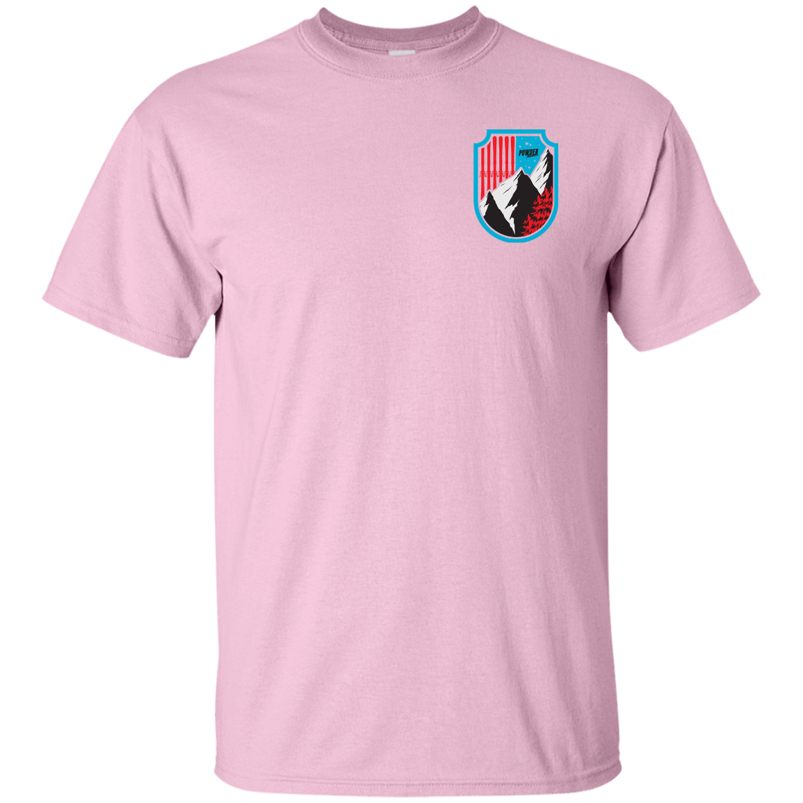 Ski Flag Men's Tees and V-Neck - Powderaddicts