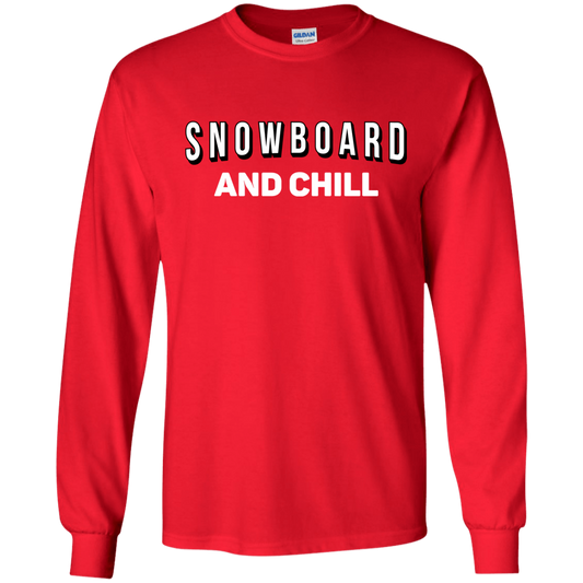 Snowboard And Chill Long Sleeves - Powderaddicts
