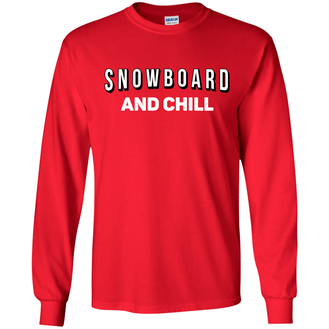 Snowboard And Chill Long Sleeves - Powderaddicts