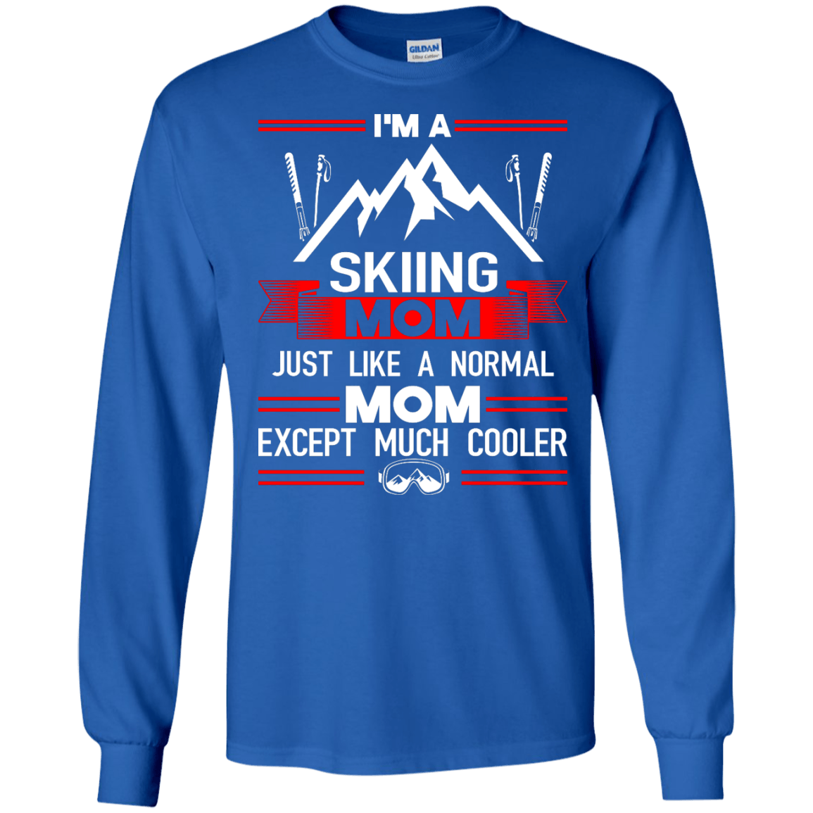 Skiing Mom Cooler Long Sleeves - Powderaddicts