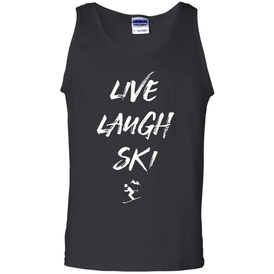 Live Laugh Ski Tank Tops - Powderaddicts