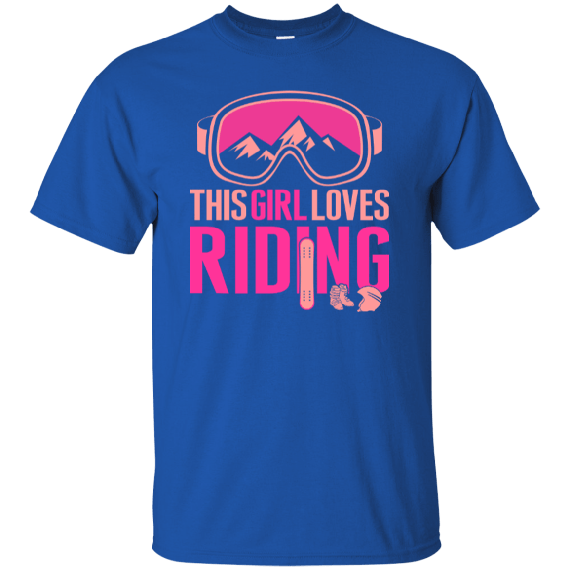 This Girl Loves Riding Youth Tees - Powderaddicts