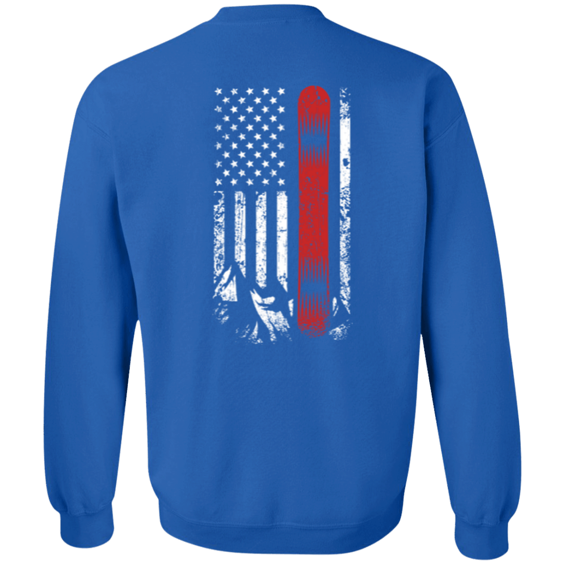 USA Snowboard Flag Youth Long Sleeves - Powderaddicts