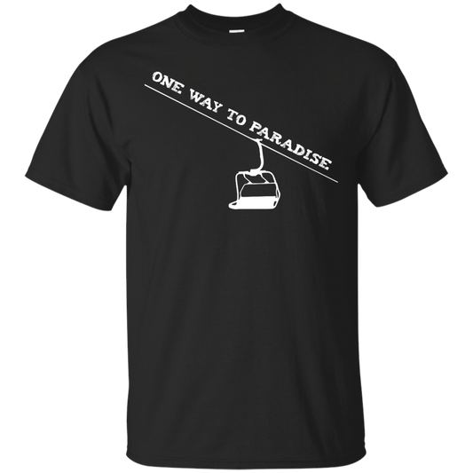 One Way To Paradise Men's Tees and V-Neck - Powderaddicts