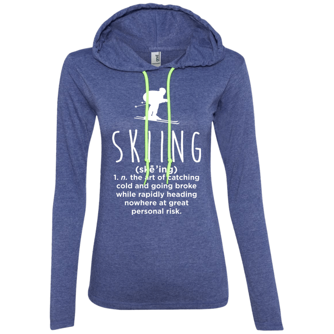 Skiing Definition Hoodies - Powderaddicts