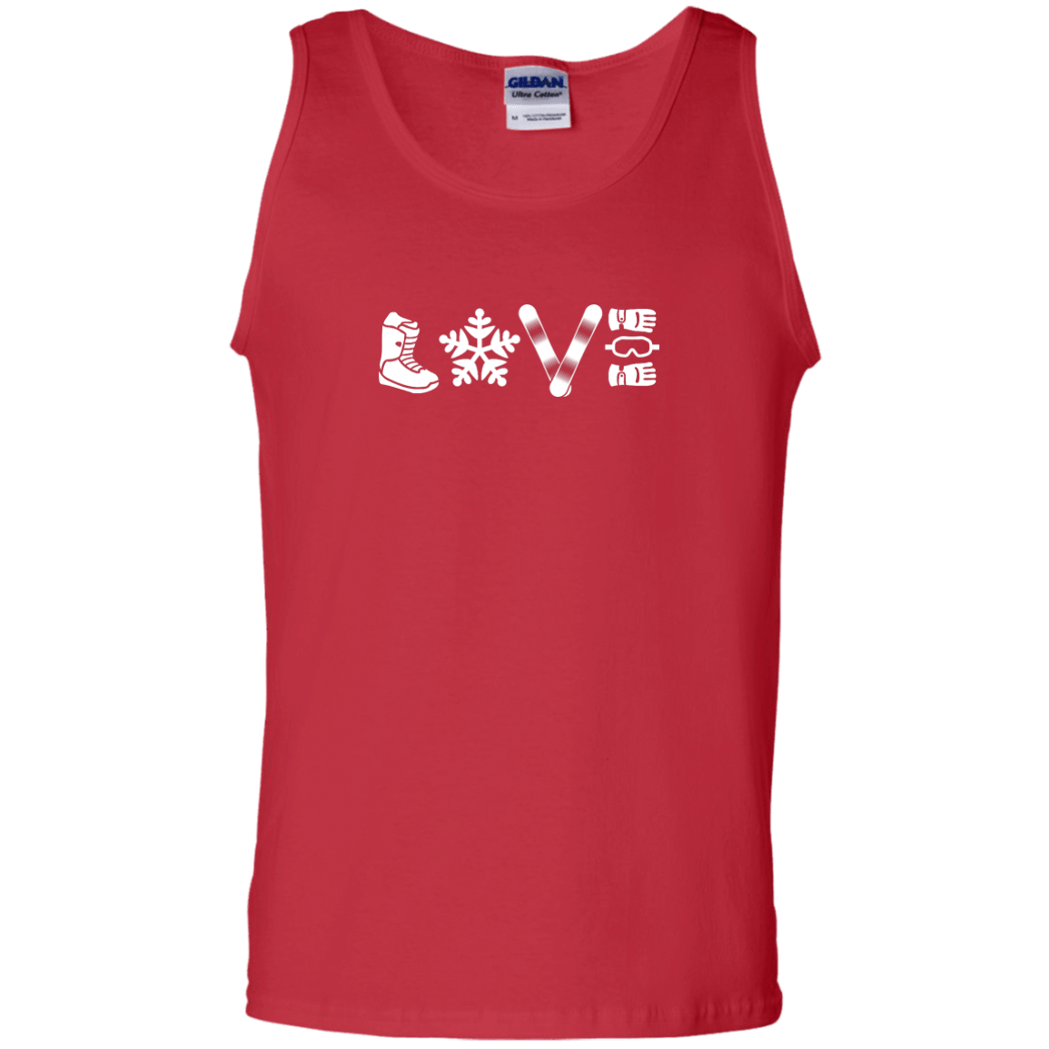 L.O.V.E. Snowboarding Tank Tops - Powderaddicts