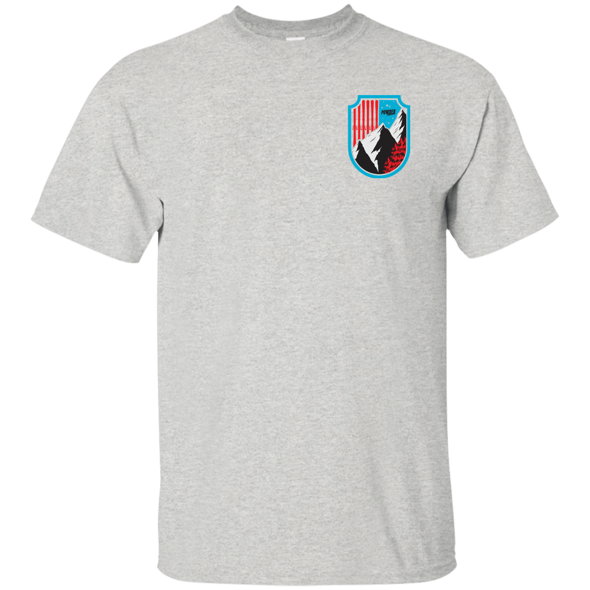 Ski Flag Men's Tees and V-Neck - Powderaddicts