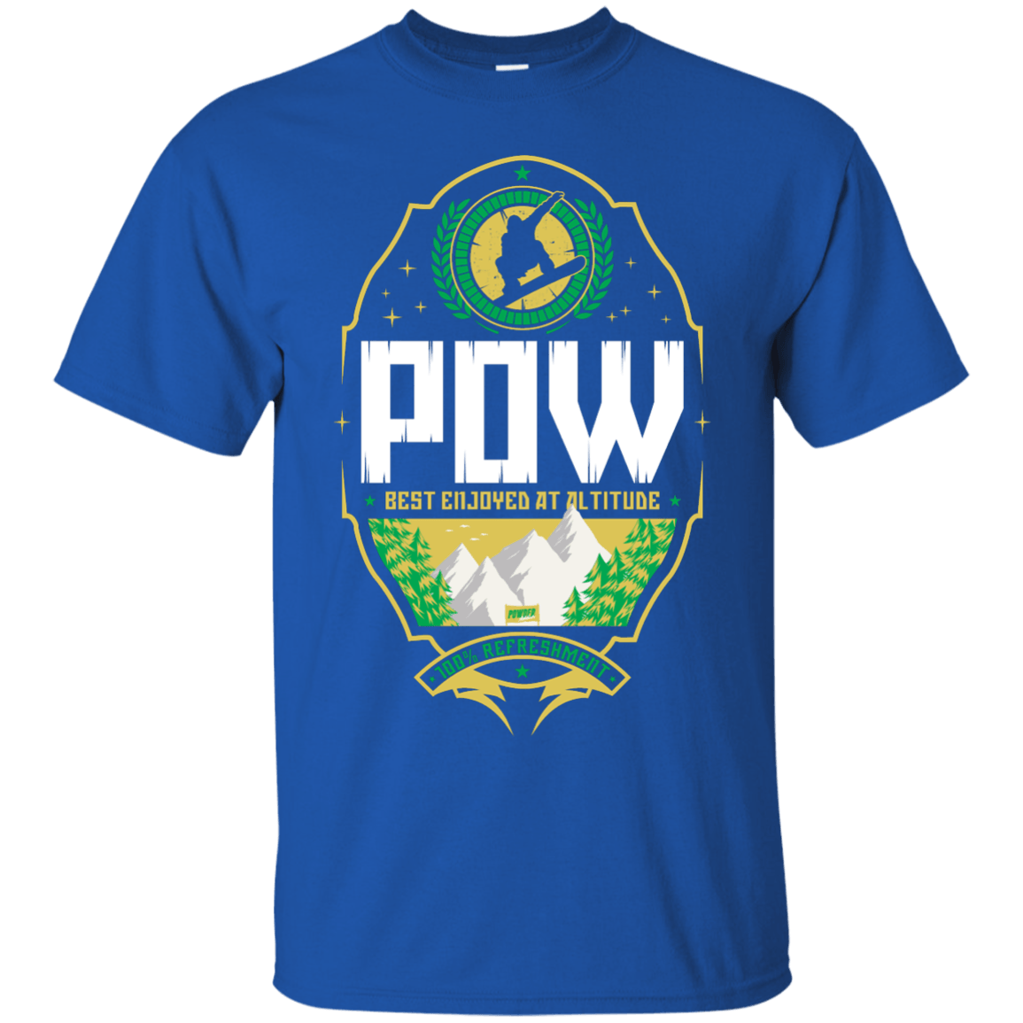 Pow Snowboard Tees - Powderaddicts