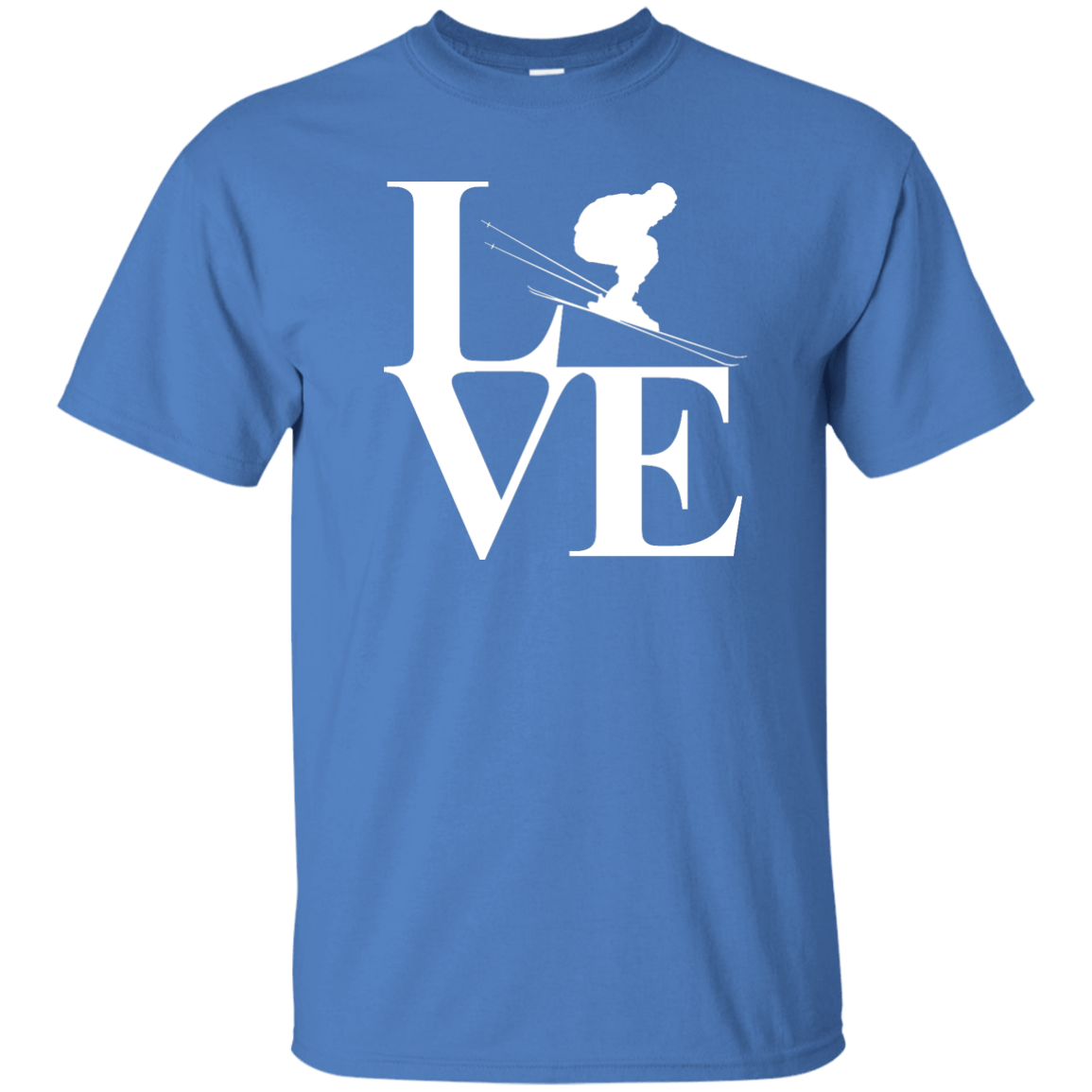 L.O.V.E. Skiing Tees - Powderaddicts