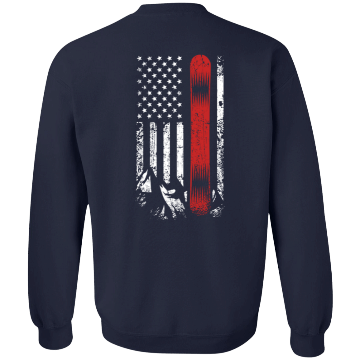 USA Snowboard Flag Youth Long Sleeves - Powderaddicts