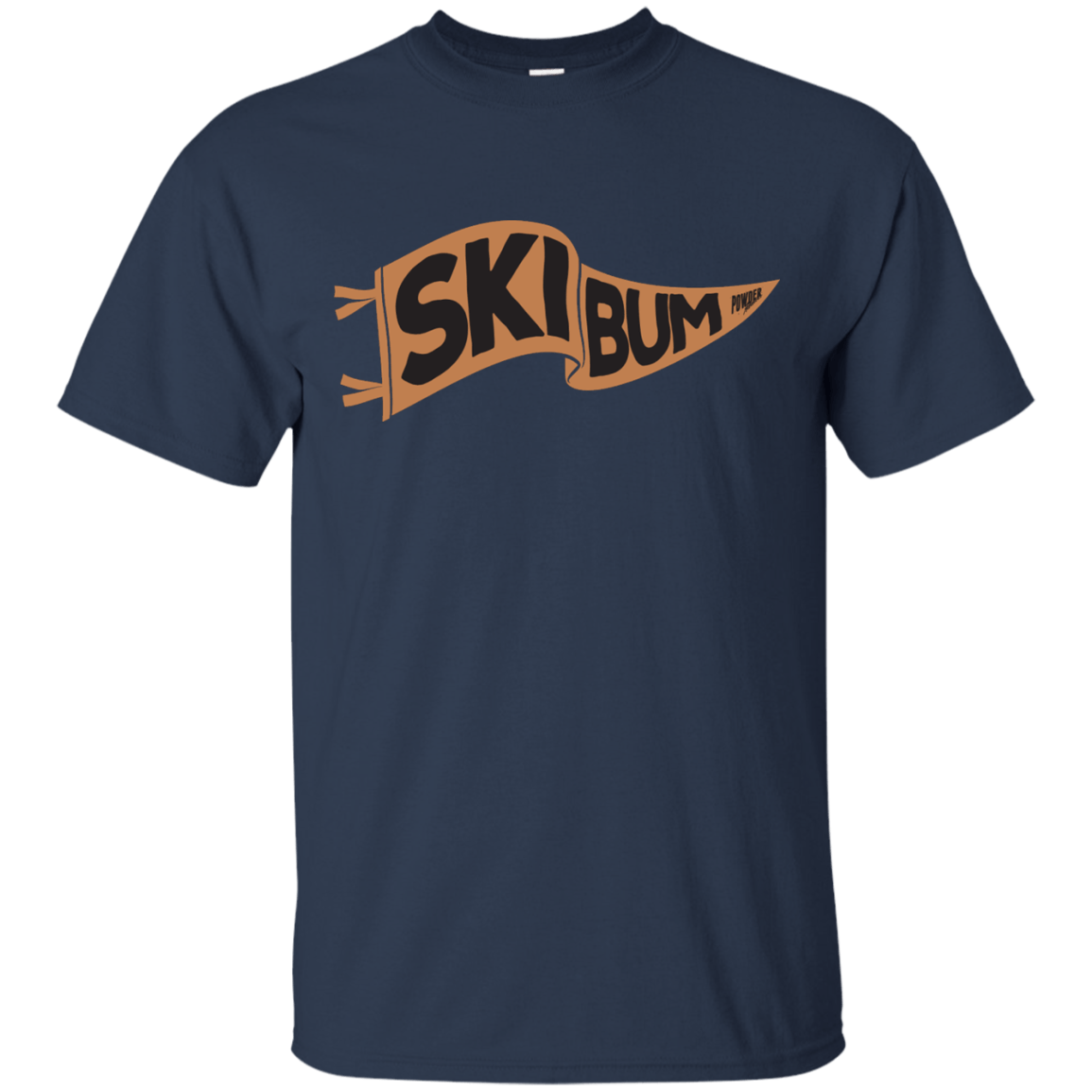 Ski Bum Men's Tees and V-Neck - Powderaddicts
