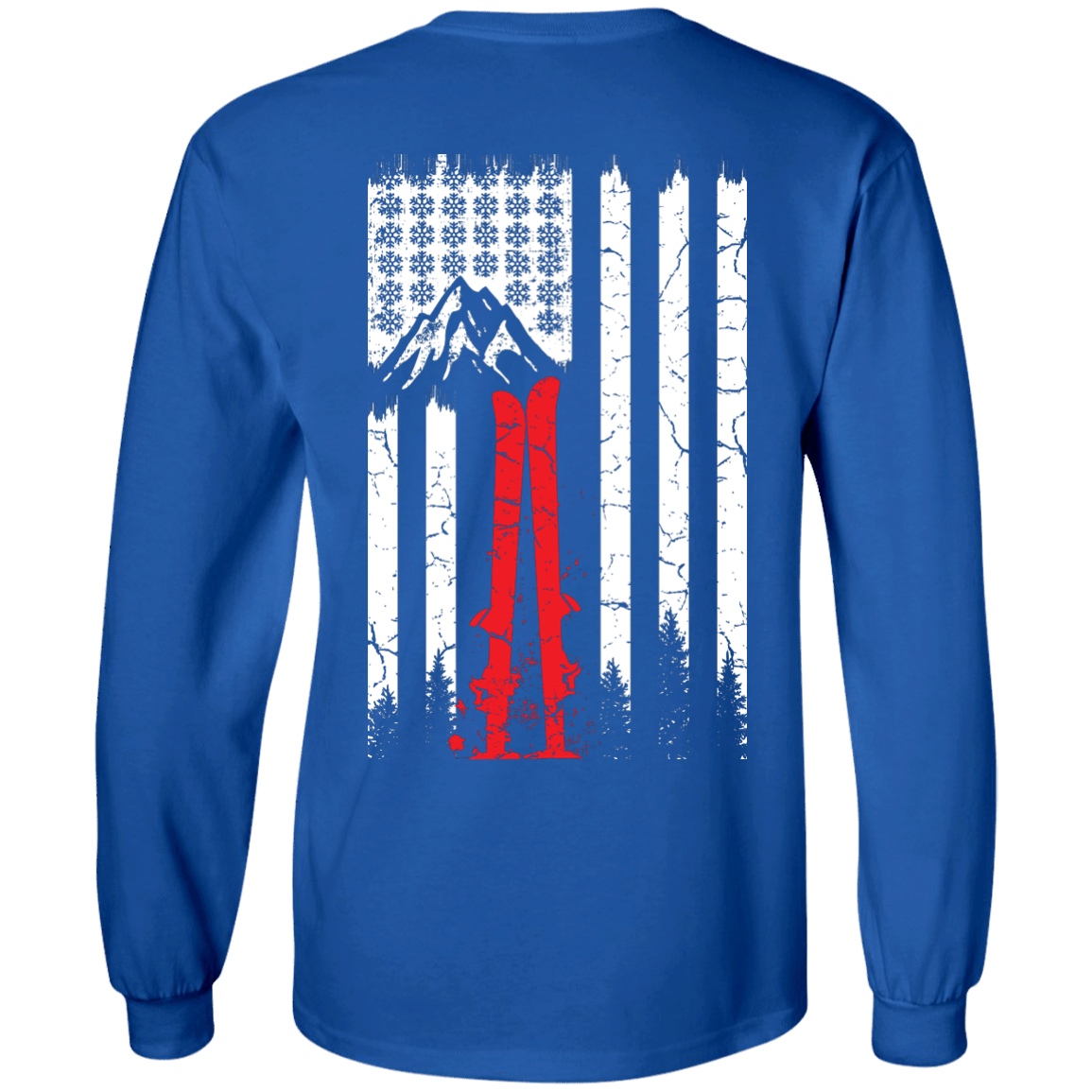 Snowflakes N Stripes Long Sleeves - Powderaddicts