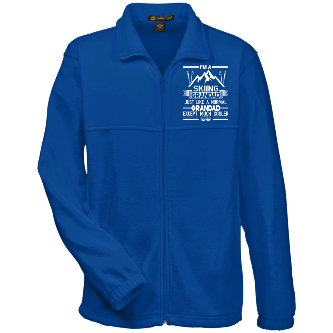 I'm A Skiing Grandad M990 Fleece Full-Zip - Powderaddicts