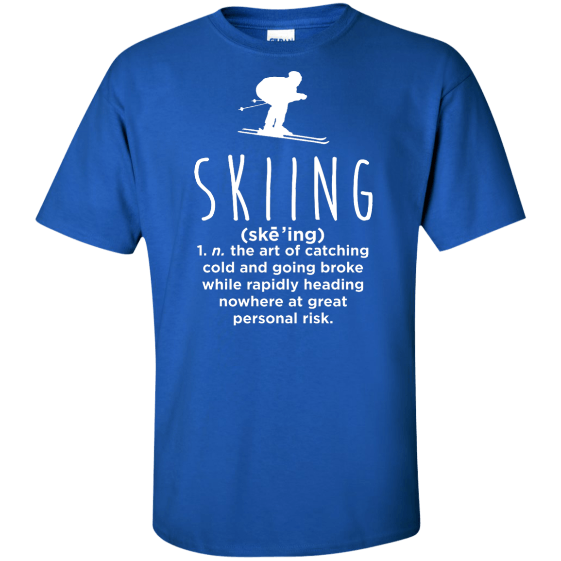 Skiing Definition Tees - Powderaddicts