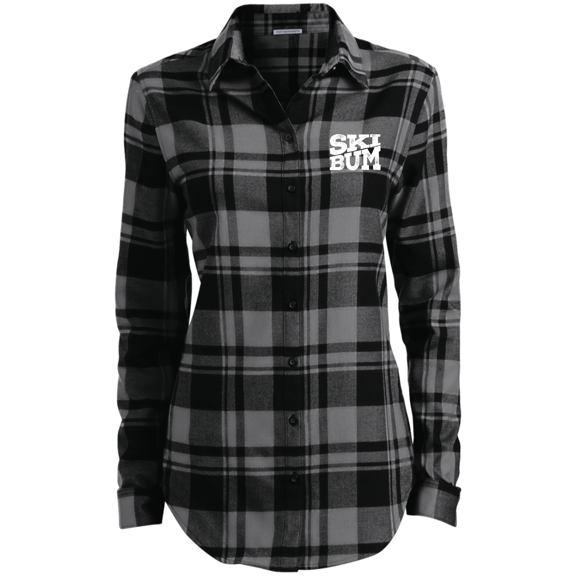 Ski Bum Ladies' Plaid Flannel Tunic - Powderaddicts