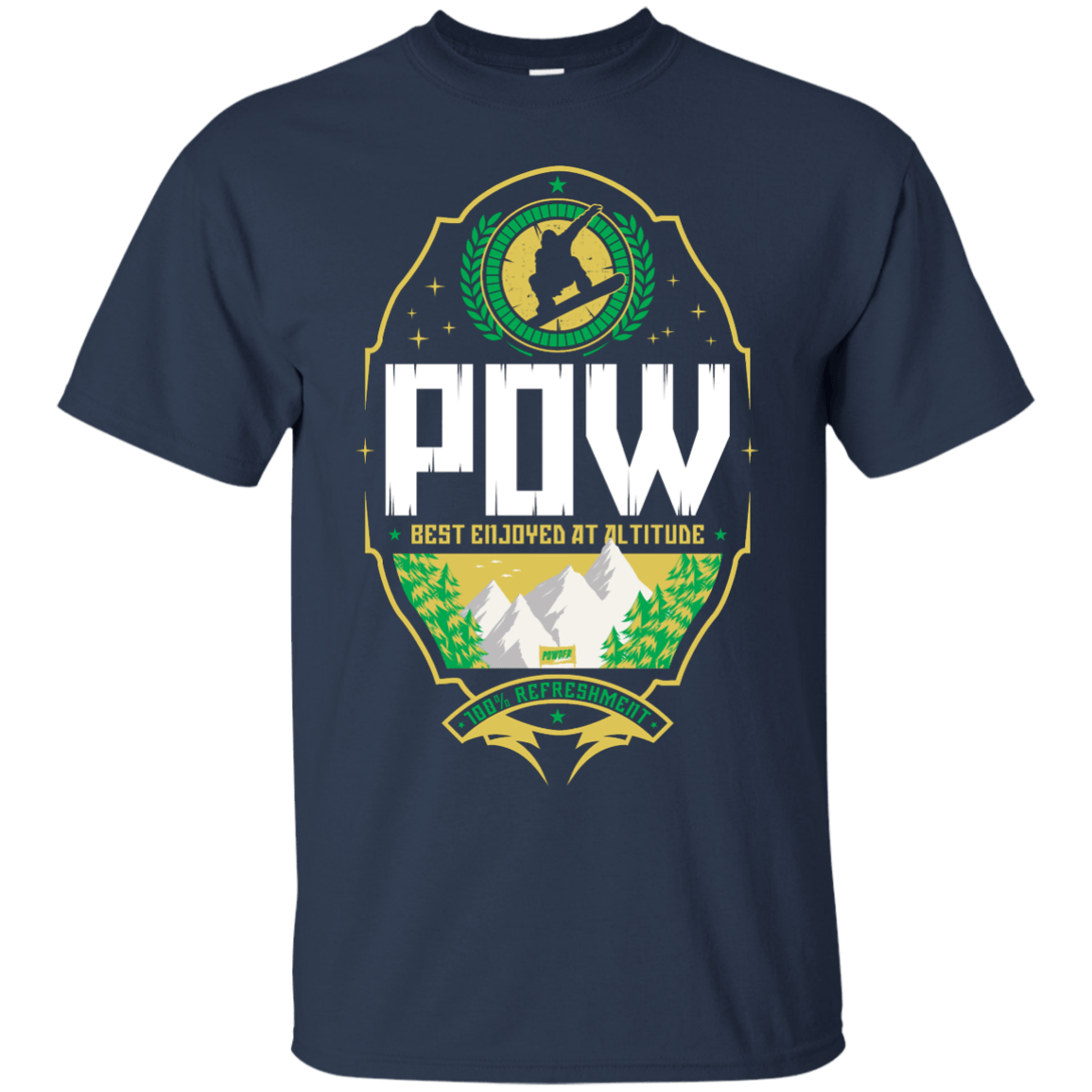 Pow Snowboard Tees - Powderaddicts