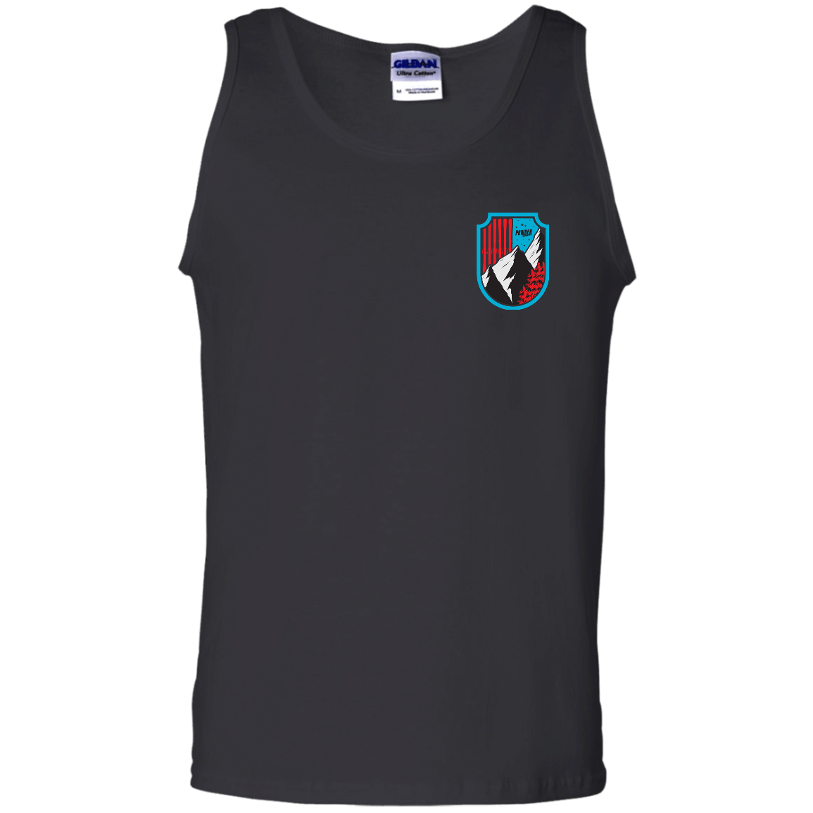 Ski Flag Tank Tops - Powderaddicts