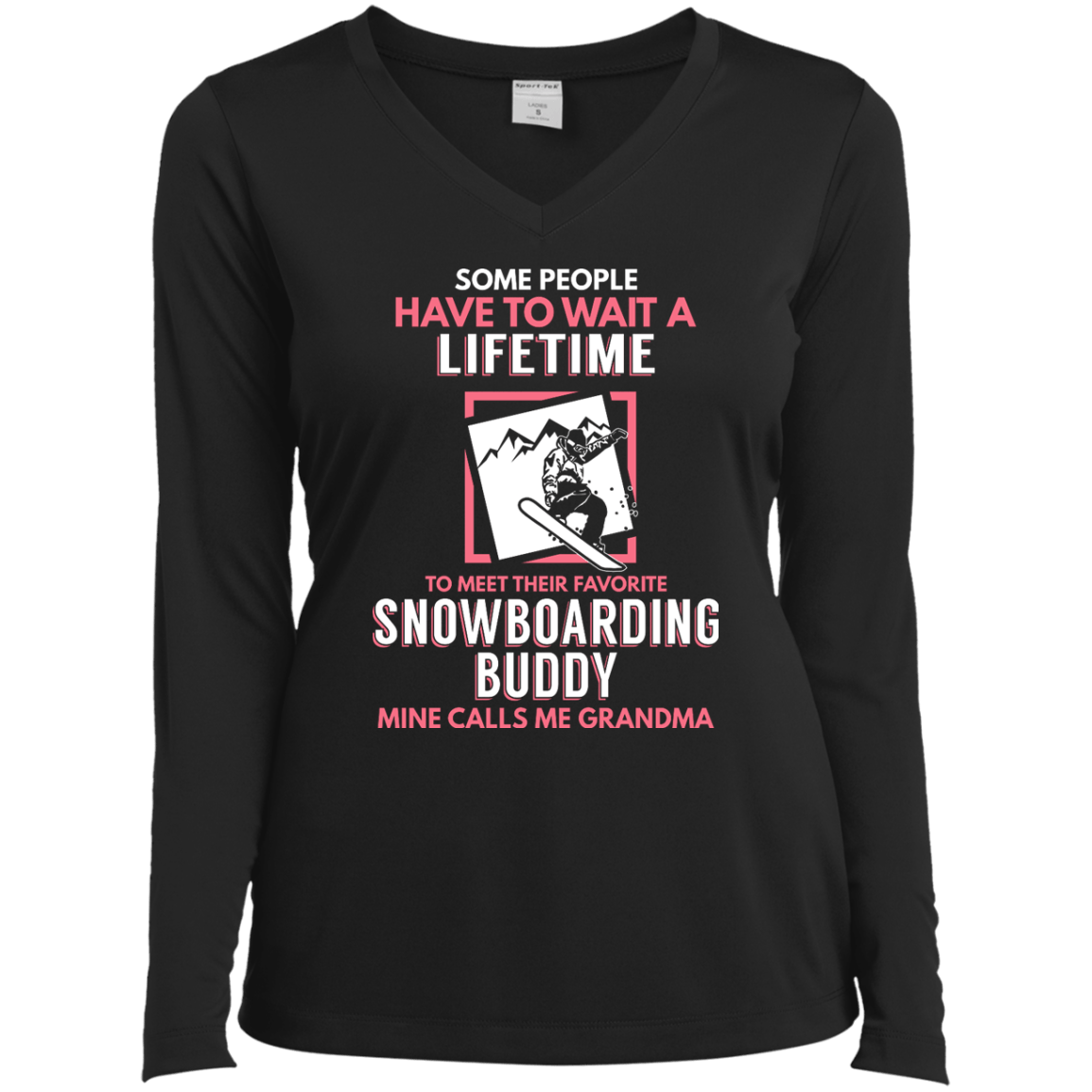 Snowboard Buddy - Calls Me Grandma Long Sleeves - Powderaddicts