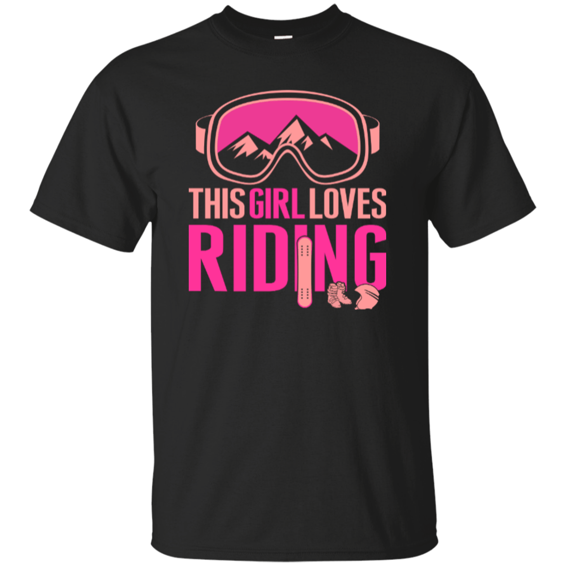 This Girl Loves Riding Youth Tees - Powderaddicts