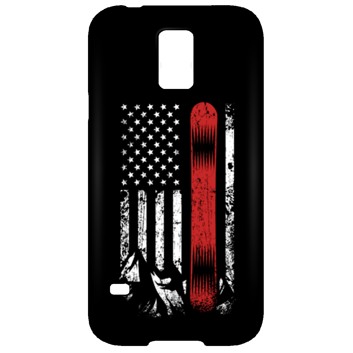 USA Snowboard Flag Phone Cases - Powderaddicts