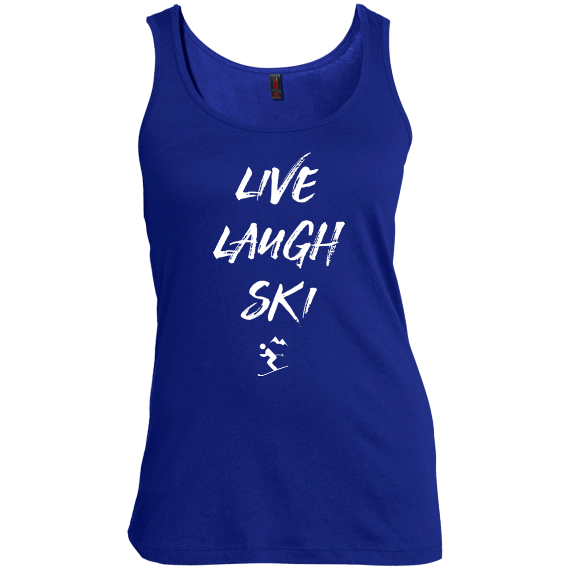 Live Laugh Ski Tank Tops - Powderaddicts