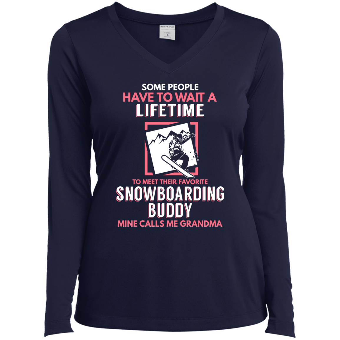 Snowboard Buddy - Calls Me Grandma Long Sleeves - Powderaddicts